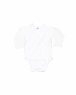 Babybugz BZ60 - Organic Cotton Long Sleeve Kimono Baby Bodysuit