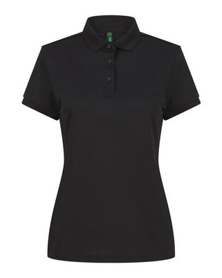 Henbury H466 - Eco-Friendly Ladies Recycled Polyester Polo Shirt