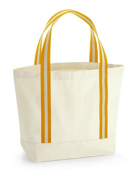 Westford mill W690 - Eco-Friendly Organic Cotton Canvas Tote Bag