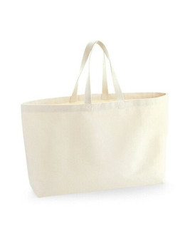 Westford mill W696 - Extra Large Durable Cotton Canvas Tote Bag