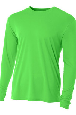 A4 N3165 - Long Sleeve Cooling Performance Crew Shirt
