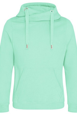 Just Hoods By AWDis JHA021 - Mens 80/20 Heavyweight Cross Over Neck Hooded Sweatshirt