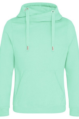 Just Hoods By AWDis JHA021 - Men's 80/20 Heavyweight Cross Over Neck Hooded Sweatshirt