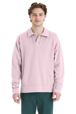 ComfortWash by Hanes GDH490 - Unisex Garment Dye Polo Collar Sweatshirt