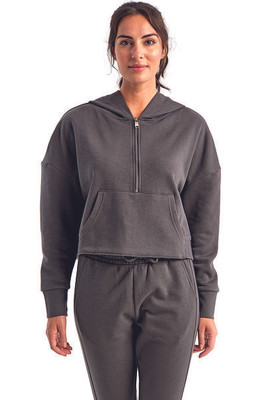 TriDri TD077 - Ladies Alice Half-Zip Hooded Sweatshirt
