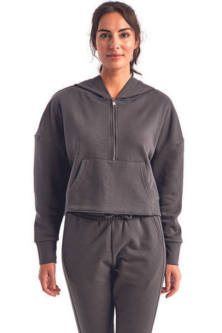 TriDri TD077 - Ladies Alice Half-Zip Hooded Sweatshirt