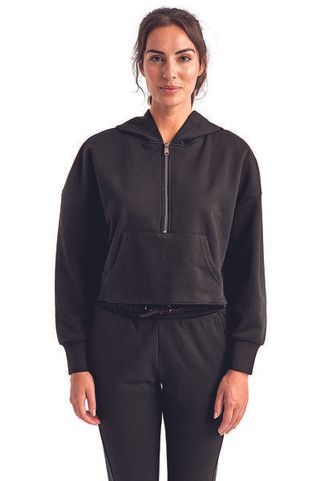 TriDri TD077 - Ladies Alice Half-Zip Hooded Sweatshirt