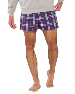 Boxercraft BM6701 - Mens Comfortable Cotton Flannel Lounge Shorts