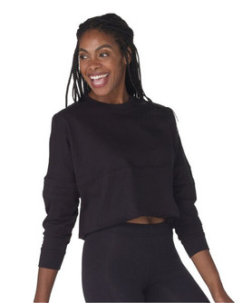Boxercraft BW3515 - Ladies Cropped Retro Pom Pom Jersey Fleece