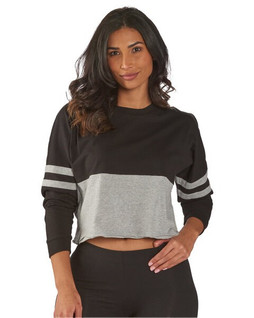 Boxercraft BW3515 - Ladies Cropped Retro Pom Pom Jersey Fleece