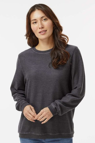 Boxercraft D02 - LadiesRally Corduroy Knit Pullover Crew