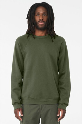 Bella+Canvas 3901 - Chandail unisexe à col ras du cou en polaire éponge