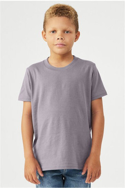 Bella+Canvas 3001Y - T-shirt à manches courtes en jersey pour les jeunes