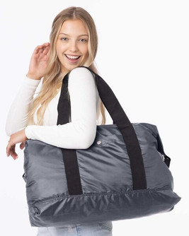 BAGedge BE279 - Versatile Ripstop Travel Duffel Bag with Snap Pockets