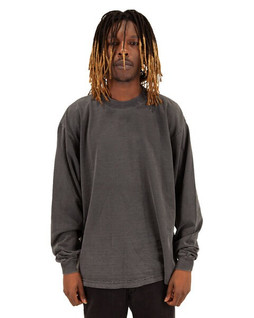 Shaka Wear SHGDLS - Mens Garment Dyed Long Sleeve T-Shirt