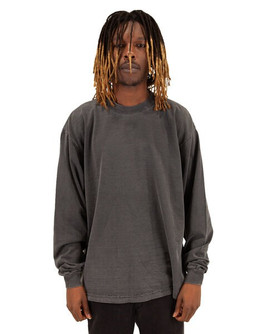 Shaka Wear SHGDLS - Men's Garment Dyed Long Sleeve T-Shirt