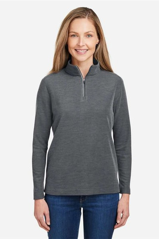 CORE365 CE405W - Ladies Fusion ChromaSoft Pique Quarter-Zip