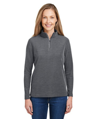 CORE365 CE405W - Ladies Fusion ChromaSoft Pique Quarter-Zip