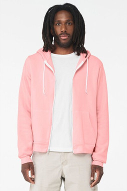 Bella+Canvas 3739 - Unisex Full-Zip Hooded Sweatshirt