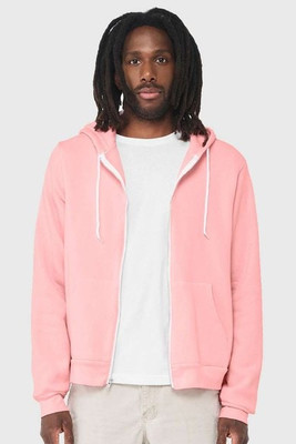 Bella+Canvas 3739 - Unisex Full-Zip Hooded Sweatshirt