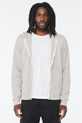 Bella+Canvas 3739 - Unisex Full-Zip Hooded Sweatshirt