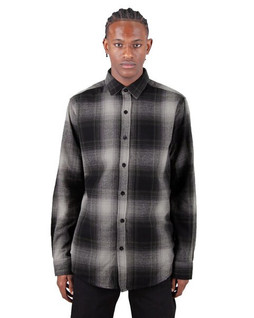 Shaka Wear SHHFS - Mens Plaid Flannel Overshirt