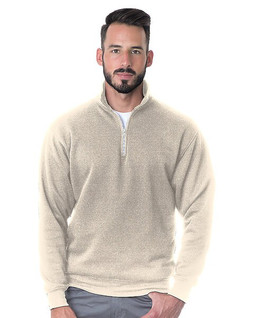 Bayside BA920 - Unisex 9.5 oz., 80/20 Quarter-Zip Pullover Sweatshirt