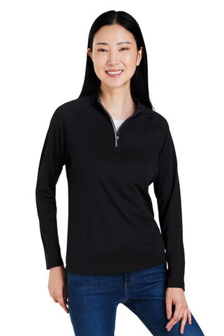 CORE365 CE418W - Ladies Origin Performance Pique Quarter-Zip