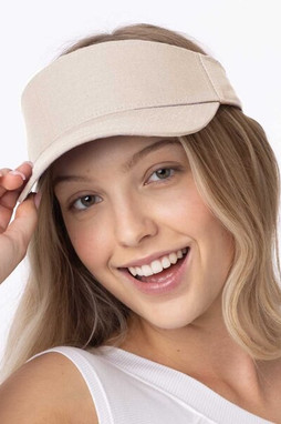 Big Accessories BA641 - Adjustable Cotton Ripstop Sun Visor