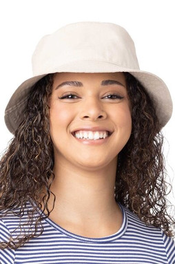 Big Accessories BA642 - Durable Cotton Ripstop Bucket Hat with Eyelets