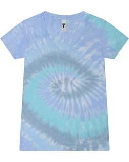 Tie-Dye 1075CD - Ladies V-Neck T-Shirt