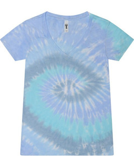 Tie-Dye 1075CD - Ladies V-Neck T-Shirt