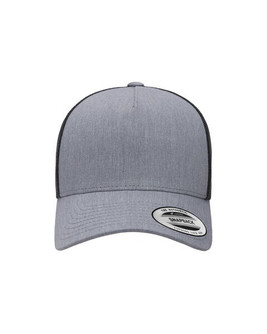 Yupoong 6506 - Casquette 5 panneaux Retro Trucker pour adulte