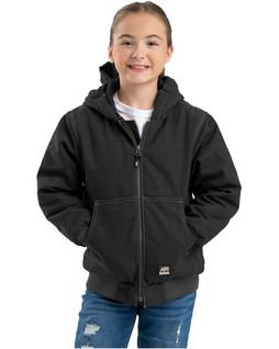 Berne BHJ61 - Youth Highland Softstone Duck Hooded Jacket