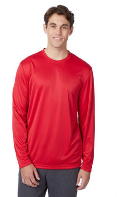 Hanes 482L - Hanes FreshIQ UV Protection Long-Sleeve Performance Tee