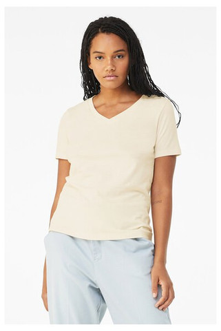 Bella+Canvas 6405 - Relaxed Short Sleeve Jersey V-Neck T-Shirt