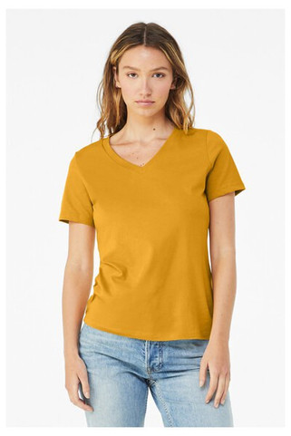 Bella+Canvas 6405 - Relaxed Short Sleeve Jersey V-Neck T-Shirt