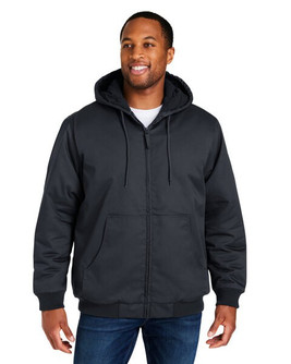 Harriton M722T - Men's Tall ClimaBloc® Heavyweight Hooded Full-Zip Jacket