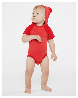 Rabbit Skins 4417 - Infant Character Hooded Bodysuit with Ears