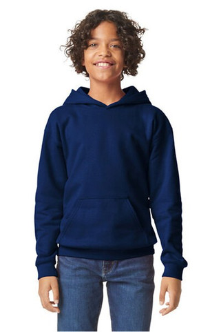 Gildan SF500B - Youth Cozy Midweight Fleece Hooded Sweatshirt