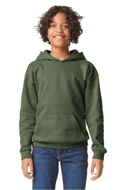 Gildan SF500B - Youth Cozy Midweight Fleece Hooded Sweatshirt