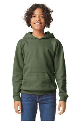 Gildan SF500B - Youth Cozy Midweight Fleece Hooded Sweatshirt
