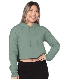 Bayside 7750 - Ladies Cropped Pullover Hooded Sweatshirt