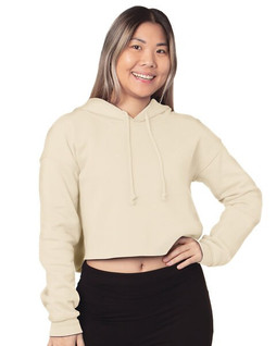 Bayside 7750 - Ladies Cropped Pullover Hooded Sweatshirt