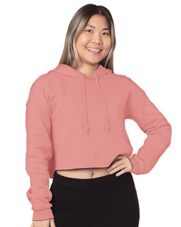 Bayside 7750 - Ladies Cropped Pullover Hooded Sweatshirt