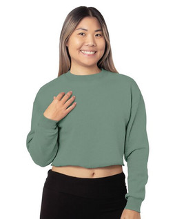 Bayside 7725 - Ladies Crop Crewneck