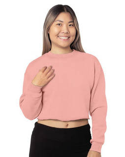 Bayside 7725 - Ladies Crop Crewneck