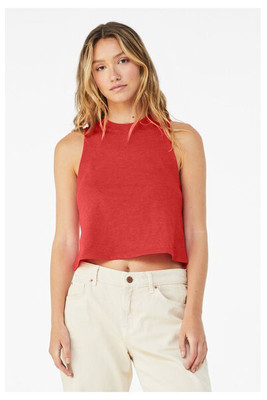 Bella+Canvas 6682 - Ladies Racerback Cropped Tank