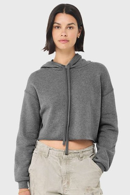 Bella+Canvas B7502 - Ladies Cropped Fleece Hoodie