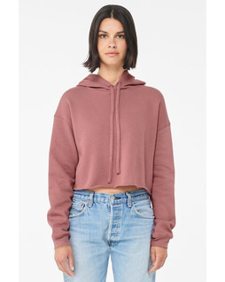 Bella+Canvas B7502 - Chandail à capuche court en polaire pour femme